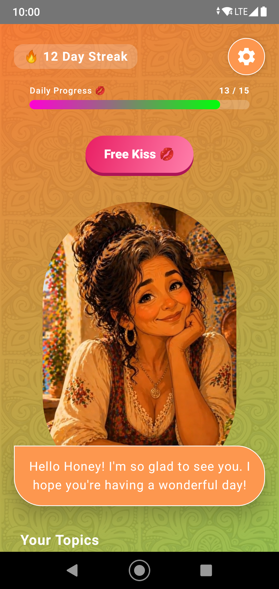 MadreMia HomeScreen Preview